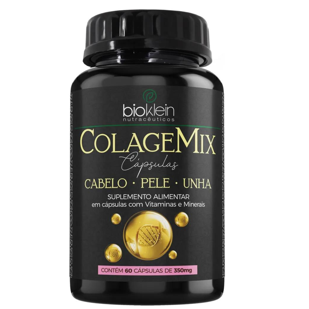 Colagemix 60 cápsulas cabelo pele unha