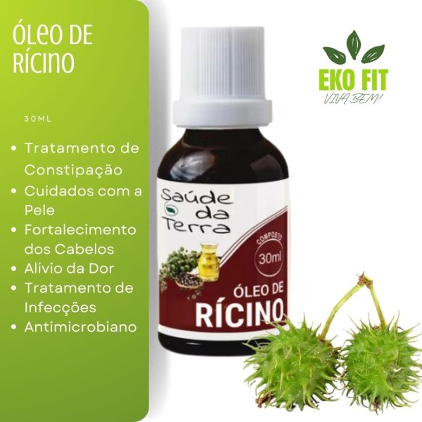 Ekofit Óleo de Rícino - 30ml