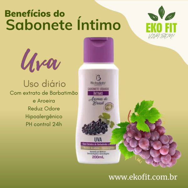 Sabonete Intimo EkoFit Uva