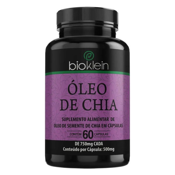 Óleo de Chia 60 capsulas 500mg softgel